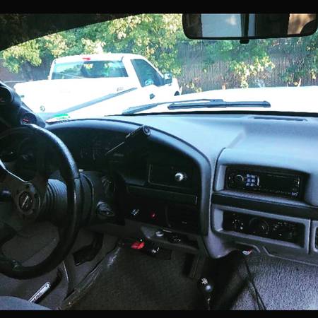 monster truck interior